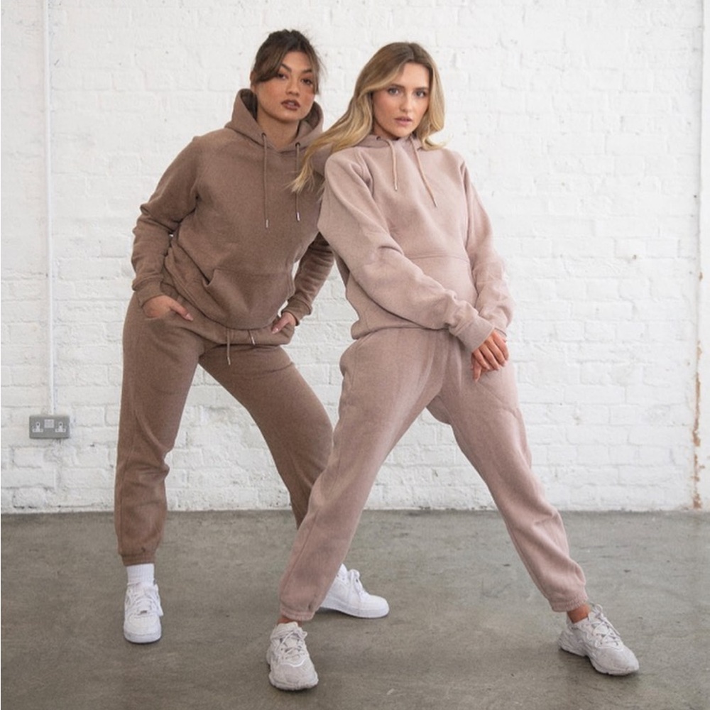 Lazuli Label Women's Tan Hoodie and Jogger Set